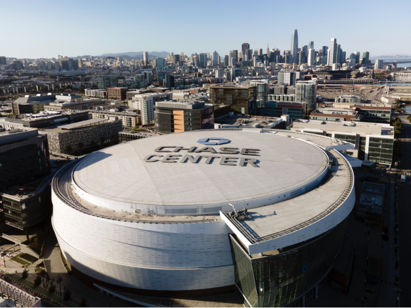 The Chase Center in San Francisco is the home stadium to the Valkyries.
